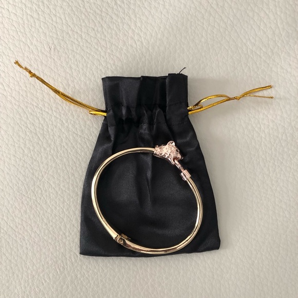 Gold Cheetah Bracelet comes with Black Silk Bag - Picture 5 of 8